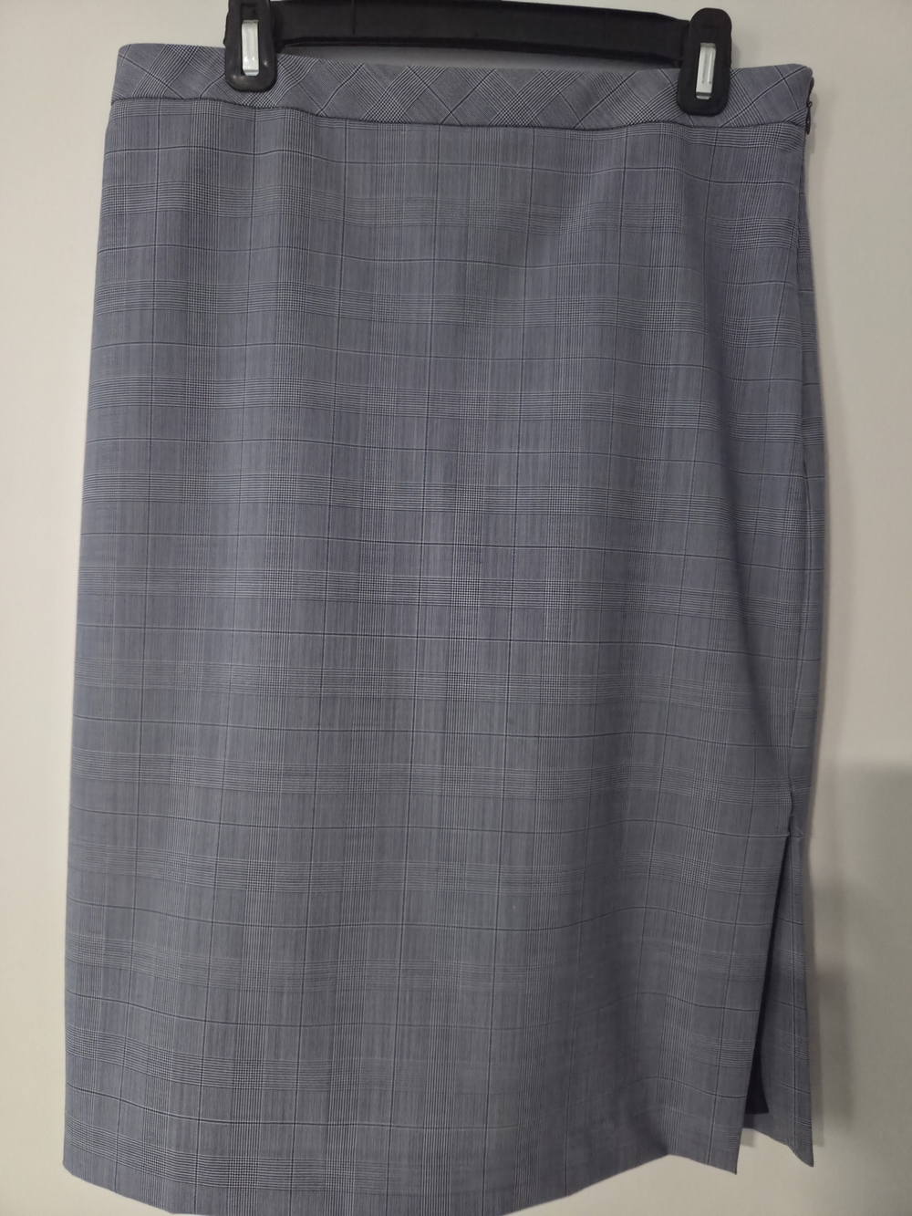 Banana Republic Blue and Black Plaid Skirt